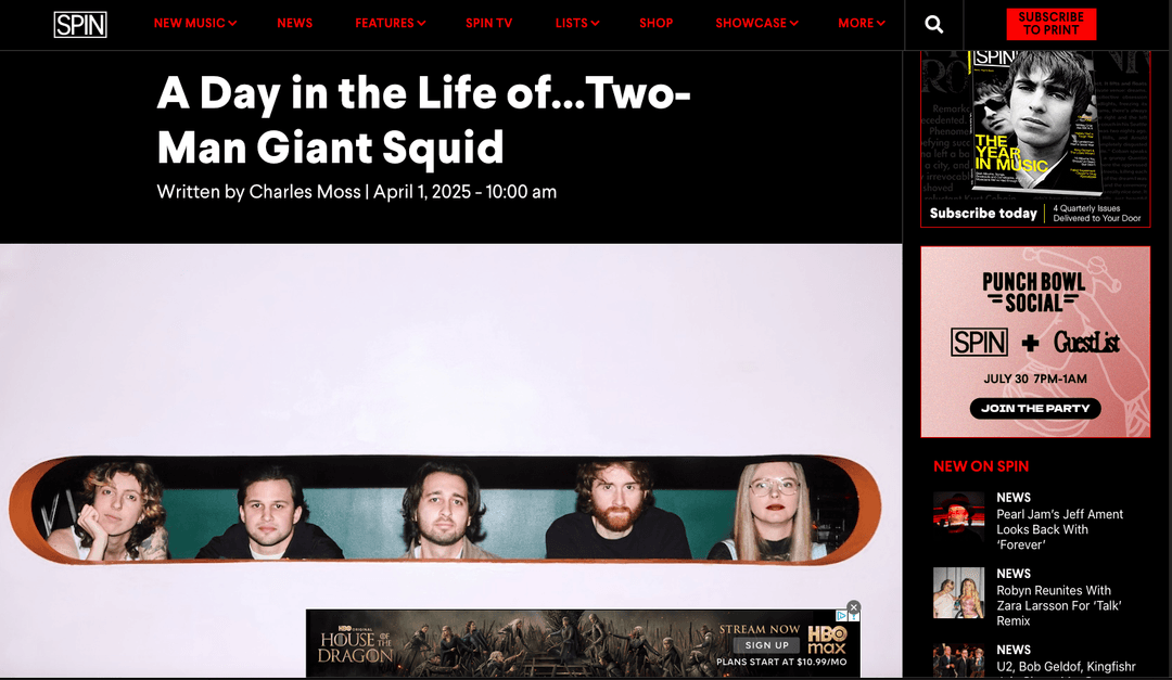 SPIN — A Day in the Life